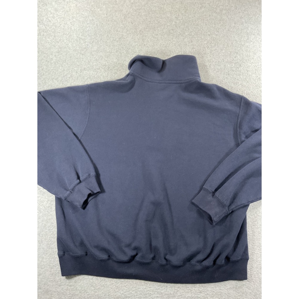 Hollister New York 1980 USA Tennis Quarter Zip Navy Blue Womens L 1390 - Picture 5 of 6